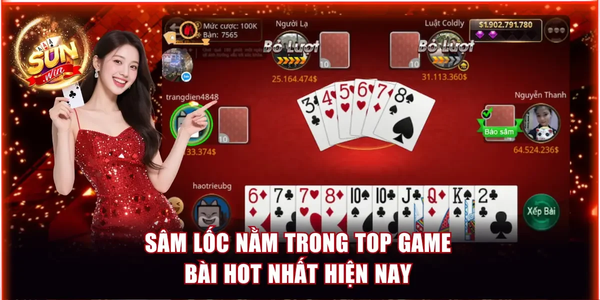 Top 5+ Game Bài Hot Nhất Hiện Nay - Đổi Thưởng Uy Tín 3 Sâm lốc nằm trong top game bài hot nhất hiện nay