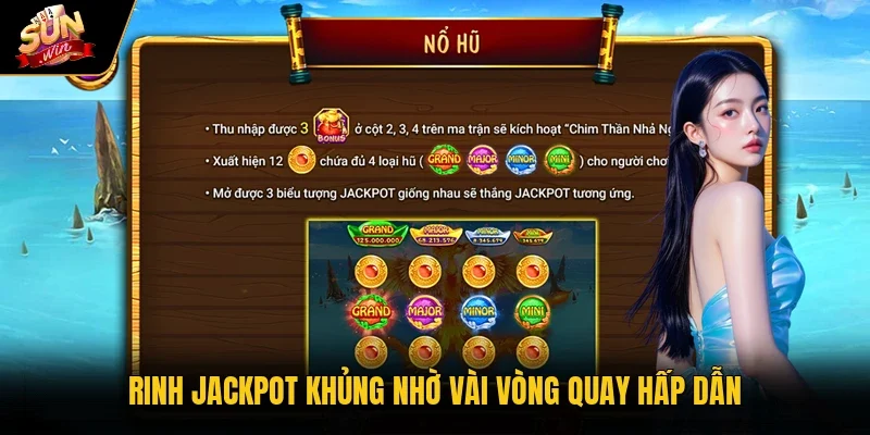 Rinh jackpot khủng nhờ vài vòng quay hấp dẫn